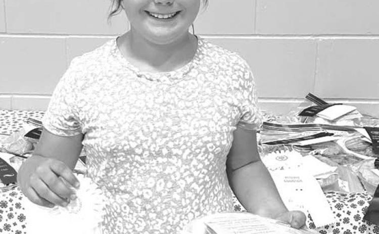 Cassidy Winterberg, the reserve champion of the cookie contest.