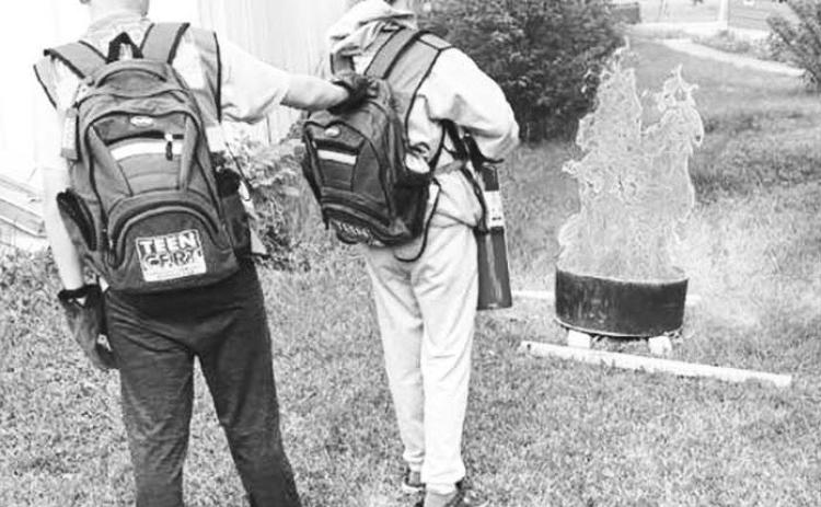 Fire safety is one of the skills teens learn in the CERT program.