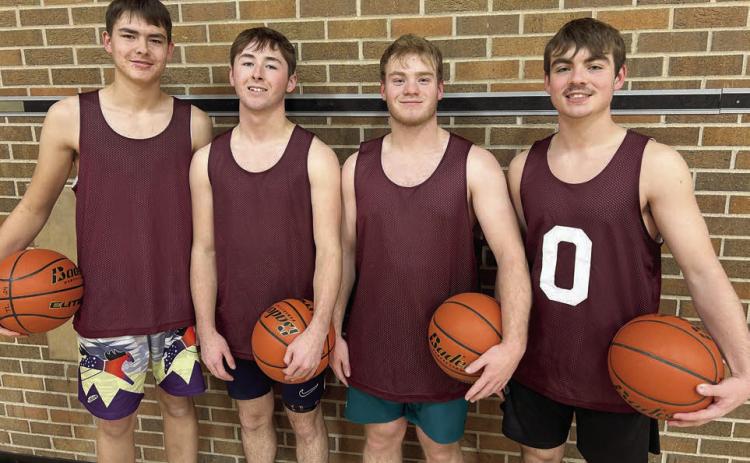 The Timber Lake Panthers will open the season at Lemmon on Friday, Dec. 13, for a boys and girls doubleheader. Leading the Panthers are four returning letterwinners, l-r, Kanton Hunt, Cole Ducheneaux, Treyton DuPreez and Treyden Beer. Ducheneaux is the only one of the four to start last season.